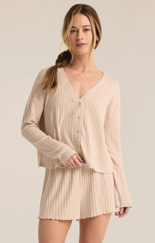 Mara Cardigan - Oatmeal Heather