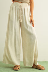 Gigi Linen Pants - Oatmeal