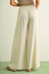 Gigi Linen Pants - Oatmeal