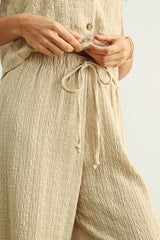 Newport Crinkled Fabric Pants