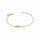 Tennis Racquet Delicate Gold Bracelet