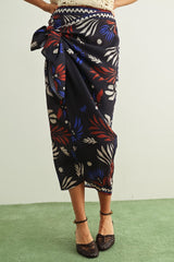 Lorelei Printed Wrap Skirt