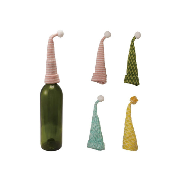 Knit Hat Bottle Topper