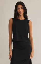 Sloane Textured Top - Black