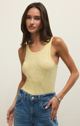 Classic Slub Scoop Tank - Sunnyside