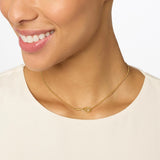 Tennis Racquet Gold Delicate Necklace