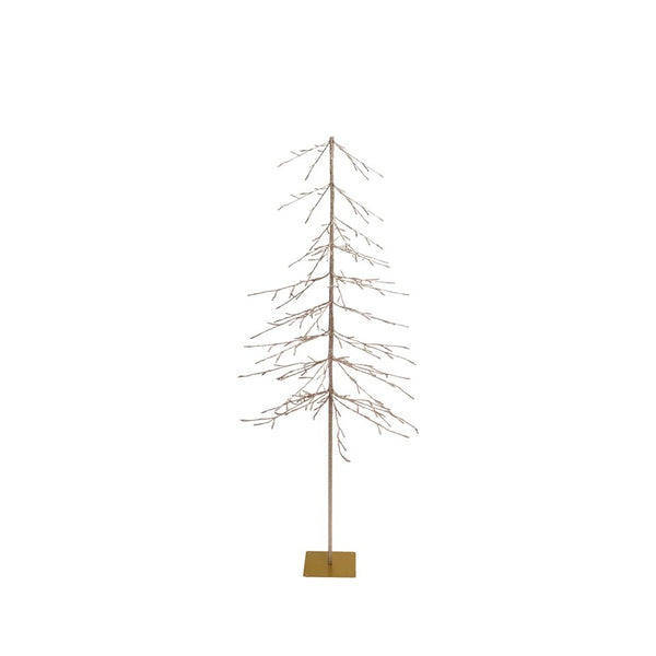 Pre-Lit Glitter + Bronze Tree - Two Sizes