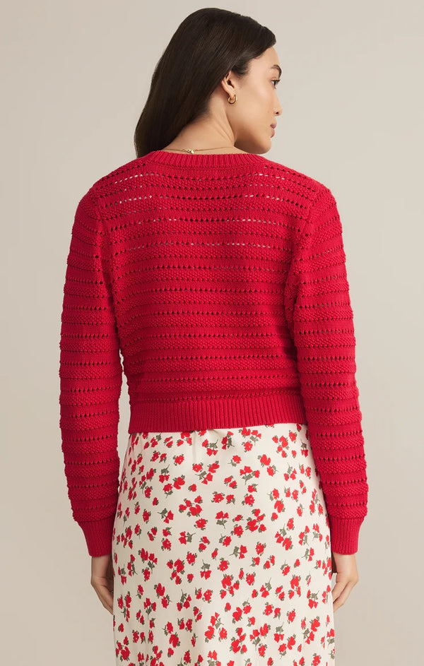 Romance Cardigan - Cherry