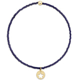 Hope Classic Bracelet - Navy Star Small Gold Disc