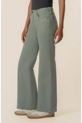 Maya High Rise Fab Ab Wide Leg - Star Teal