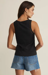 Boa Rib Tank - Black