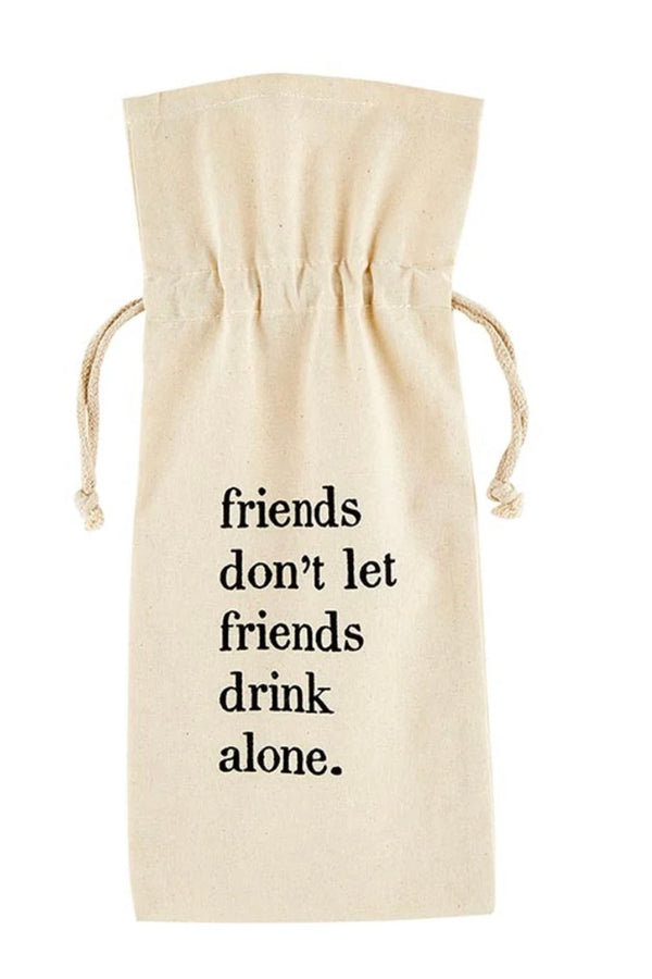 Wine Gift Bag - Drink Alone