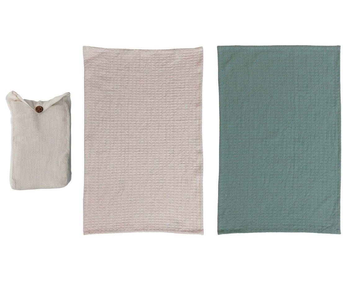 Cotton Waffle Weave Tea Towels Baker & Co. Home Mercantile