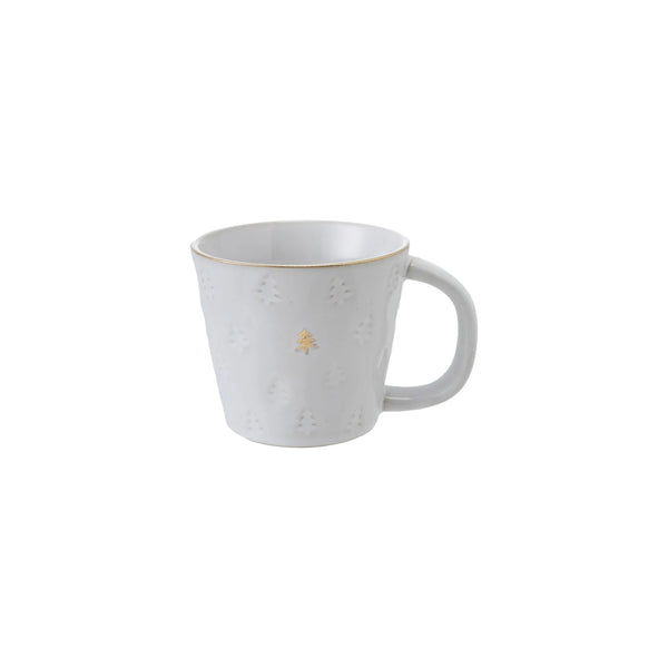 White, Gold + Cream Mug