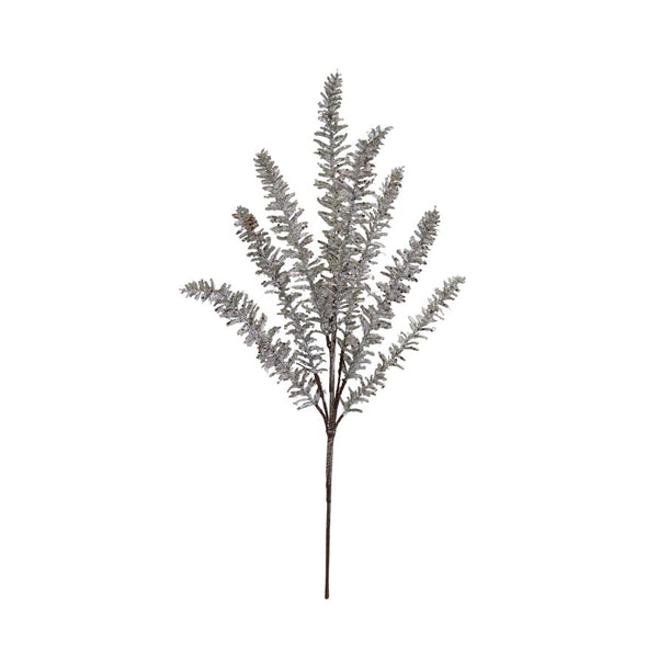 Faux Champagne Glitter Pine Spray - 26"