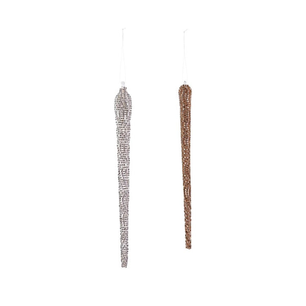 Rhinestone Icicle Ornament