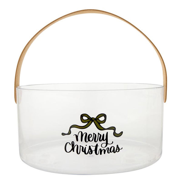 Merry Christmas Acrylic Ice Bucket