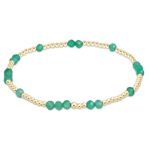 Hope Unwritten Gemstone Bracelet - Green Onyx