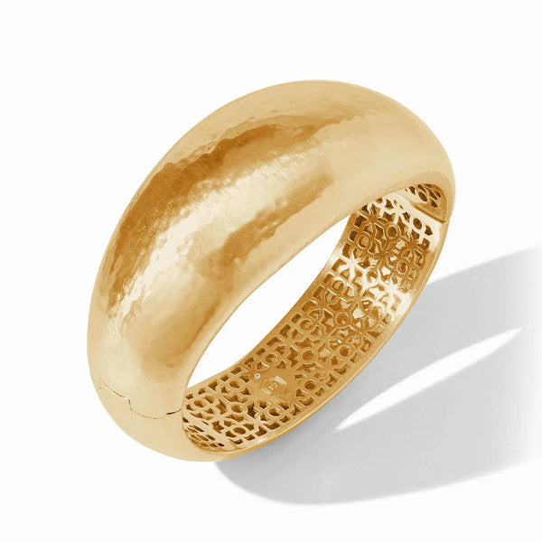 Catalina Statement Hinge Gold Bangle