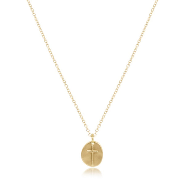 16" Inspire Gold Charm Necklace