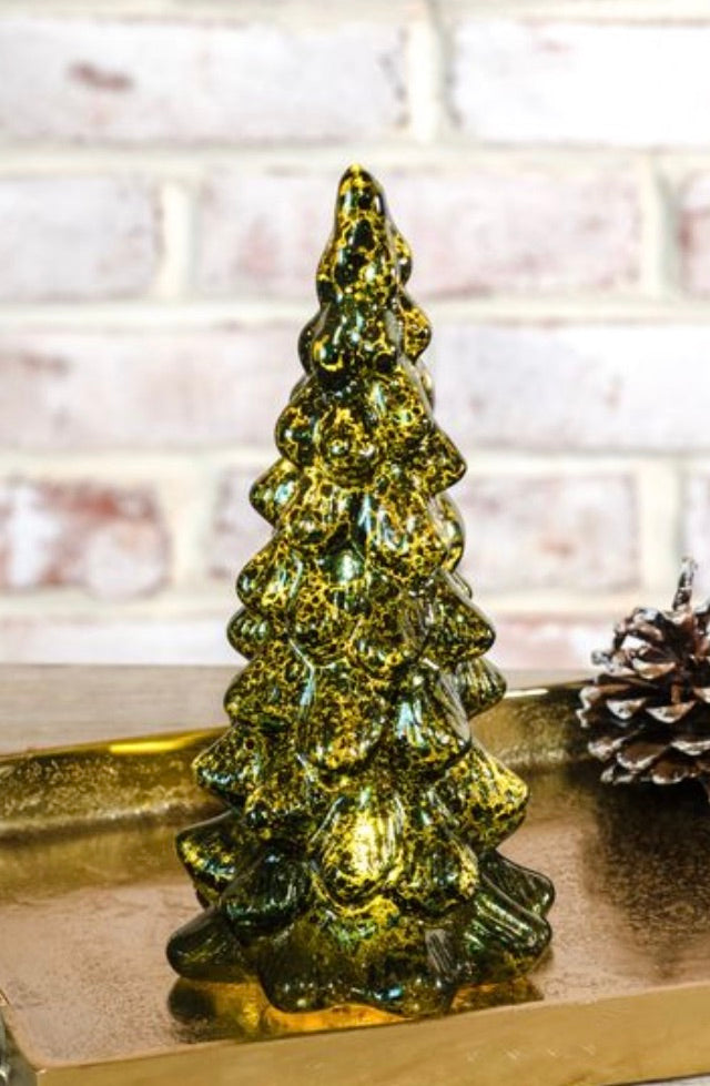 Evergreen Glass LED Trees