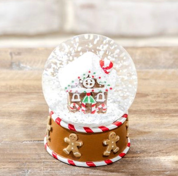 Gingerbread House Snow Globe