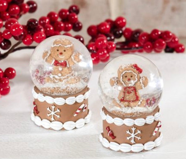 Gingerbread Cookies Snowglobe