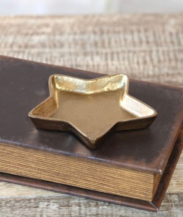Gold Star Trinket Dish
