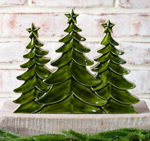 Green Star Top Christmas Trees