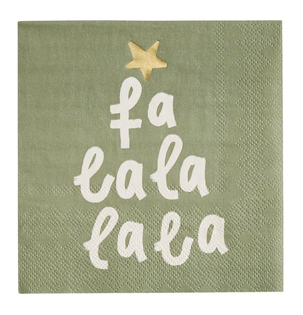 Fa La La Cocktail Napkins