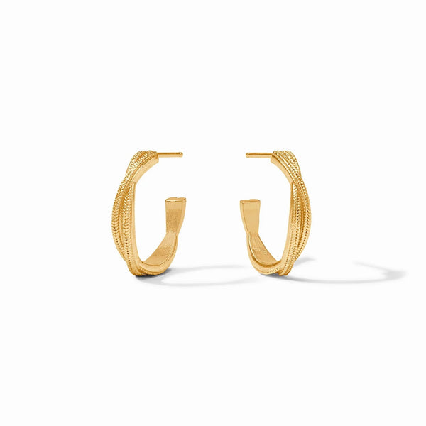 Cheval Gold Twist Hoop - Small