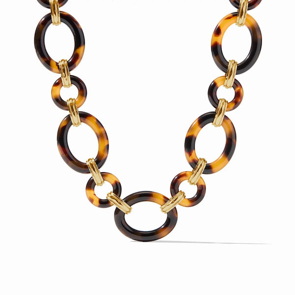 Madison Link Necklace - Tortoiseshell