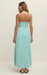 Bayside Striped Midi Dress - La Palma