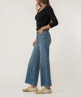 Meg High Rise Fab Ab Wide Leg - Regent Medium