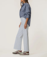 Meg High Rise Fab Ab Wide Leg - Optic White