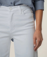 Meg High Rise Fab Ab Wide Leg - Optic White