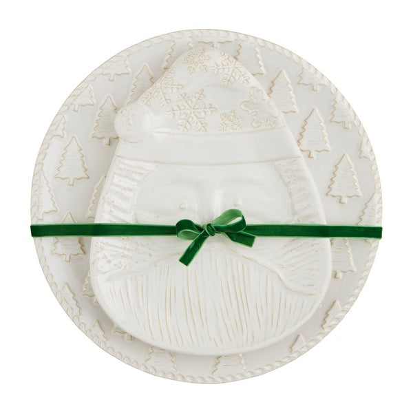 White Nesting Platter Set