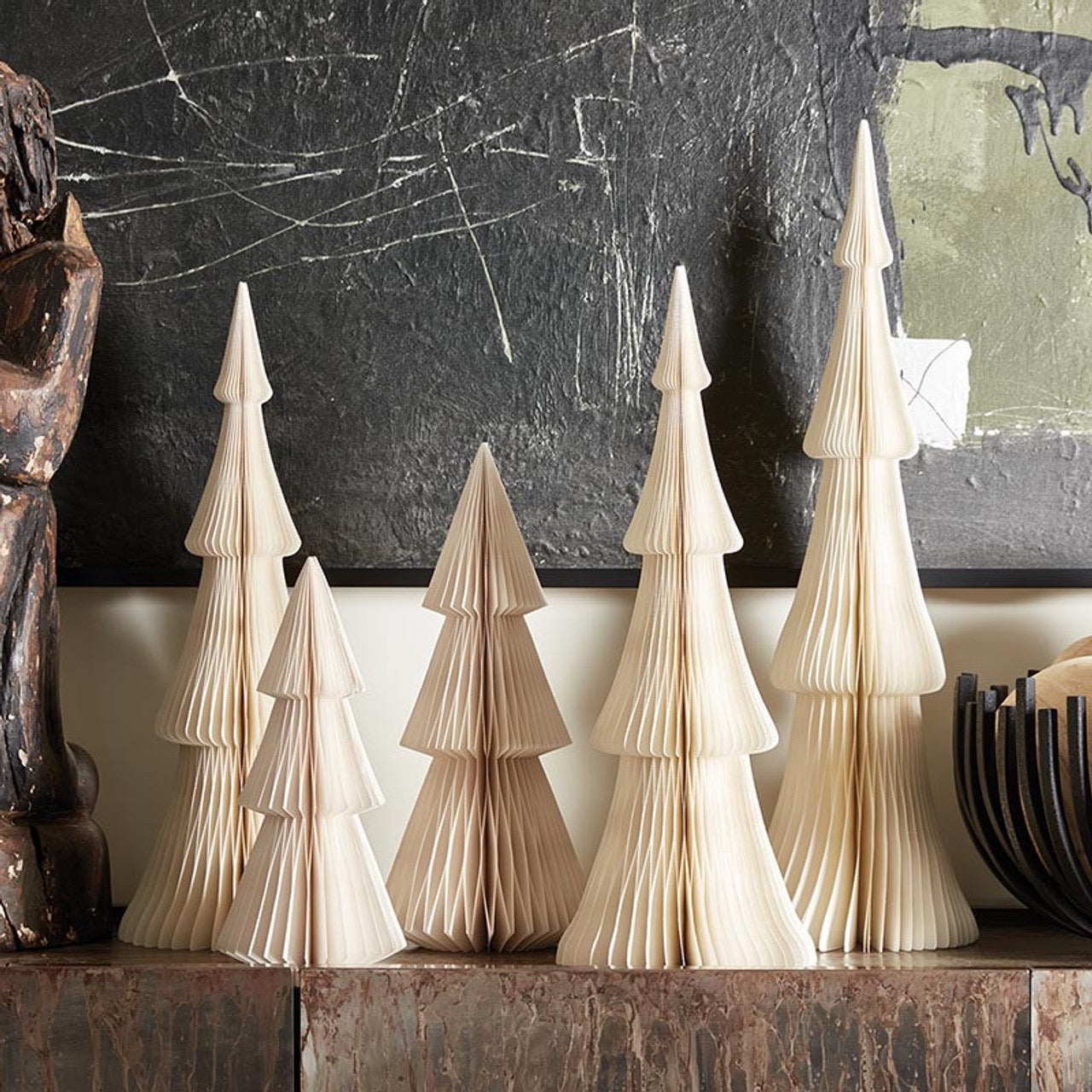 Warm White Paper Trees – Baker & Co. Home Mercantile