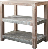 Wood +Galvanized Metal Credenza