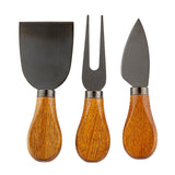 Acacia Wood Handle Cheese Knife Set