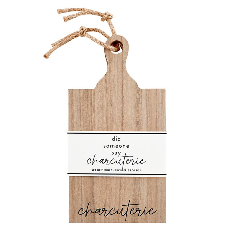 Mini Paulownia Charcuterie Board Set