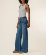 Maya High Rise Fab Ab Wide Leg - Journey
