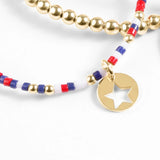 Hope Unwritten Firecracker Star Small Gold Disc Bracelet