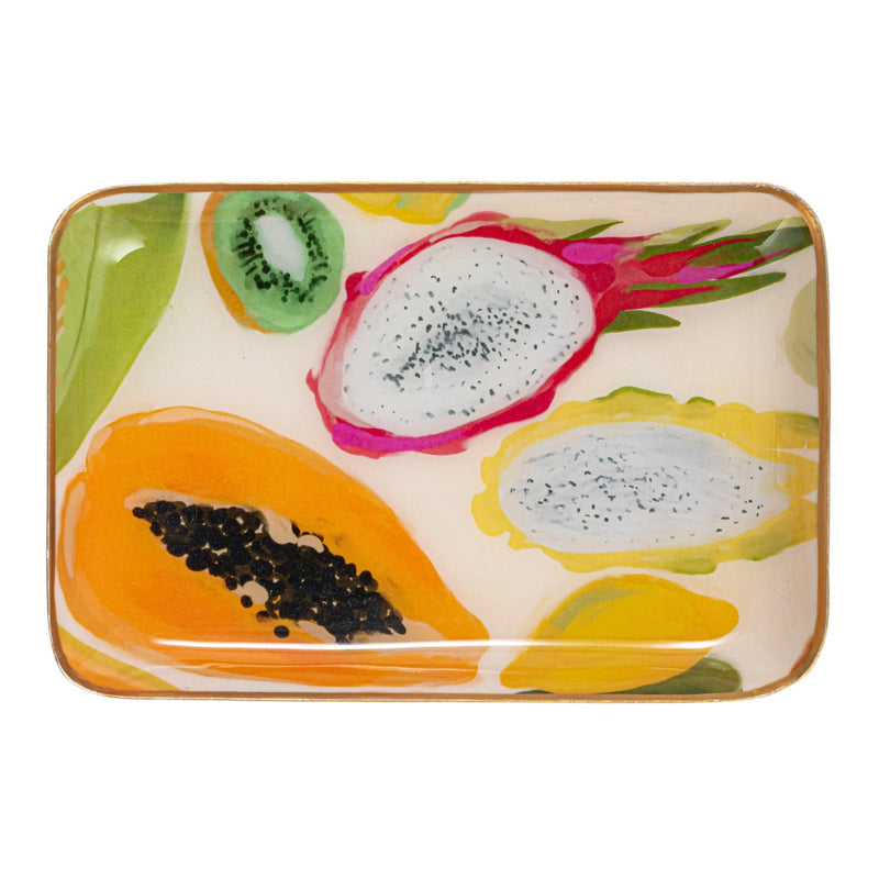 Abstract Enamel Trays