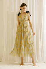 Sierra Ombre Dress in Gold