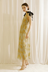 Sierra Ombre Dress in Gold