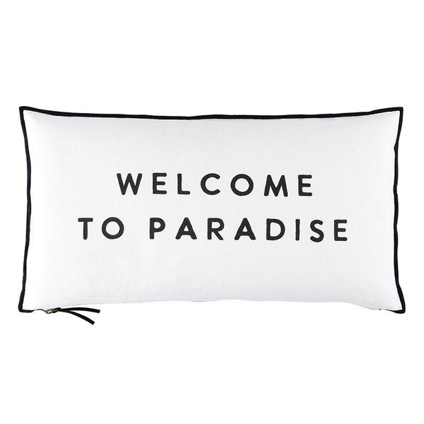 Welcome to Paradise Lumbar Pillow