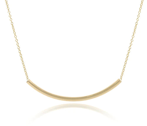 16" Bliss Bar Gold Necklace