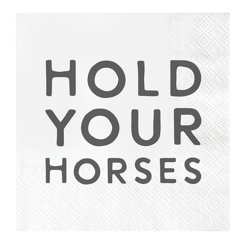 Hold Your Horses Cocktail Napkins