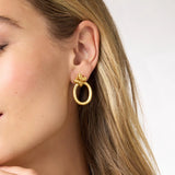 Nassau Gold Demi Doorknocker Earrings